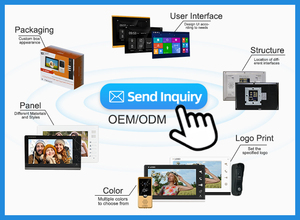 Impermeabile Tuya Smart IP TCP Video citofono sistema per Multi appartamenti edificio