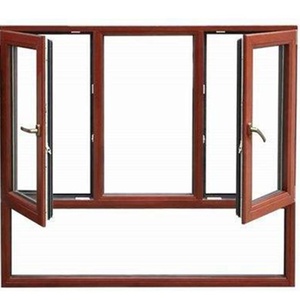 Facades Thermal Break Aluminum Casement <strong>Windows</strong> <strong>With</strong> <strong>Built</strong> in Blinds <strong>Window</strong> - Product Image 3