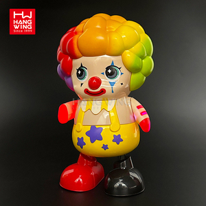 HW ABS Plastic Children Baby Toy <strong>Robot</strong> Doll Electric Multi-function Walking Dancing Clown with Light and Music - Product Image 5
