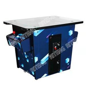复古多游戏街机咖啡桌街机摇杆鸡尾酒街机 - Product Image 2