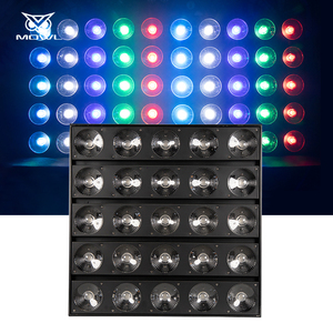 ステージバーパーティーナイトクラブディスコ用25x 10W RGB 5X5DMX背景LEDマトリックスライト - Product Image 3