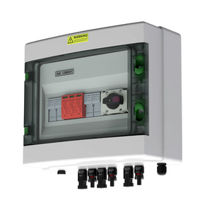 DC1000V太陽光発電DCコンバイナーボックス、1 2 3 4入力および1出力ソーラー配電ボックスIP65難燃性ハウジング - Product Image 1