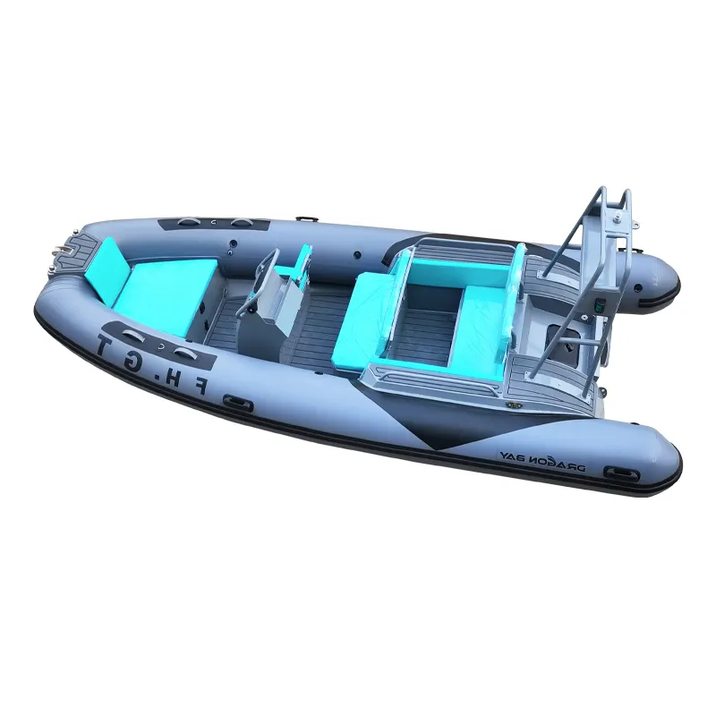 新しいデザイン5m 16ft 18ft hypalon sport deep v 500luminum漁船、電動船外機付きすべて溶接