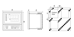 Termostato Digital para incubadora, controlador de temperatura analógico de entrada K J PT100 de 600 grados, 0-10V, 4-20mA, salida PID, 800 - Product Image 3