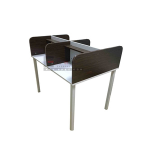 Beliebte Design School Library Labor möbel Holz trennwand Computer tisch - Product Image 3