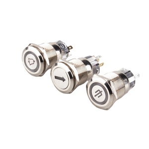 LVBO Elevator Ring LED Beleuchteter Druckknopf Druckknopf Ein Aus Schalter Beleuchteter Druckknopf - Product Image 1