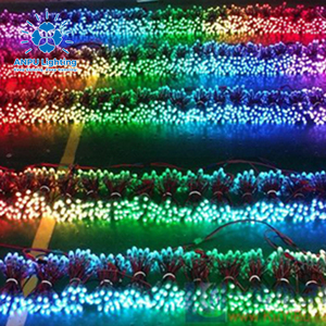 Professional Manufacture WS2811programmable 12mm RGB Full Color <strong>LED</strong> Module Light <strong>LED</strong> Pixel String DC5V Input 50pcs/string IP68 - Product Image 3