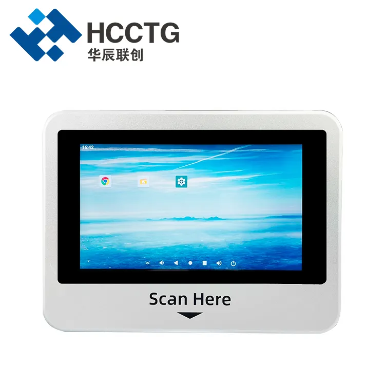 Wholesale Price 5inch Touch Android Price Checker Kiosk with Barcode Reader QR Code Scanner Supermarket Wall Mount ER200