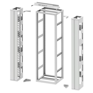 19-Inch Standard Fiber Optic Distribution Frame ODF 1U Height 48 Cores <strong>Data</strong> Center Equipment Server Racks-<strong>FC</strong> FTTH Use SC LC - Product Image 2