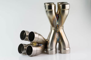 PINOMETAL 4 Into <strong>1</strong> Exhaust <strong>Header</strong> <strong>1</strong>-7/<strong>8</strong>&quot; Inlet 2-<strong>1</strong>/2&quot; Outlet Merge Collector - Product Image 3