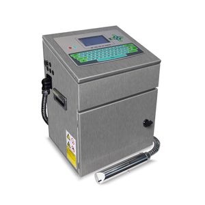 CIJ Laser Coder drucker auf 2/3/4 linien druck Charge code, ablaufdatum inkjet Maschine für zinn folie dosen glas flasche caps - Product Image 1