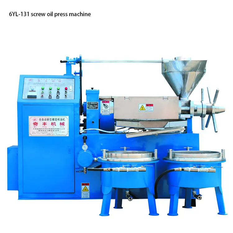 Cooking oil making machine hot and cold pressing commercial screw oil press equipment