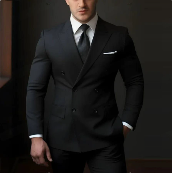Black style b suit and trousers