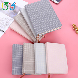 A4 A5 A6 Logo personalizzato taccuino semplice stampa personalizzata quaderno con copertina rigida in lino - Product Image 1