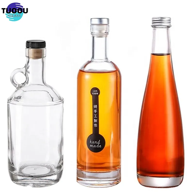 Produttore all'ingrosso speciale personalizzato Botella de Vidrio Vino 375ml 500Ml 75cl vetro fantasia 750ml bottiglia di Vino vuota