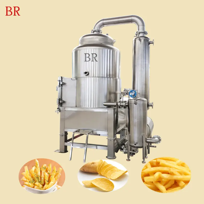 Горячая распродажа, промышленная автоматическая вакуумная машина для жарки картофельных чипсов с бананом киви, манго, джекфрут
