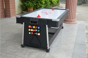 Factory 7ft Snooker &amp; Billiard Hot-selling Billiard Pool <strong>Table</strong> air Hockey Ping-pong <strong>Functions</strong> 4 in 1 <strong>Multi</strong> <strong>Game</strong> <strong>Table</strong> - Product Image 4