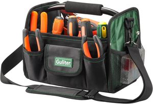 <strong>11</strong> Inch Small <strong>Tool</strong> <strong>Bag</strong> Open Top <strong>Tool</strong> Tote with Stainless Steel Handle Electrician <strong>Tool</strong> <strong>Bag</strong> - Product Image 5