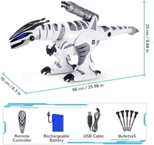 Dinosaur <strong>Robot</strong> Intelligent Remote Control Dinosaur Interactive Animal Toy with <strong>Programming</strong> Walking Dancing Music Gift