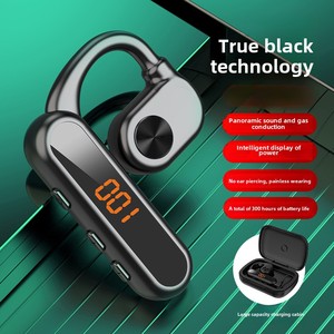 V39 kablosuz Bluetooth spor kulaklık için LED & JL uzun ömürlü kemik iletim kulak kancası çağrı fonksiyonu - Product Image 5