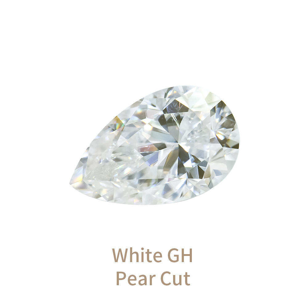 White GH Pear Cut