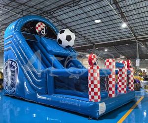Chủ Đề Bóng Đá <span class=keywords><strong>Inflatable</strong></span> lâu đài trượt nước toboggan gonflable unisex <span class=keywords><strong>Inflatable</strong></span> Bouncer khô trượt - Product Image 3
