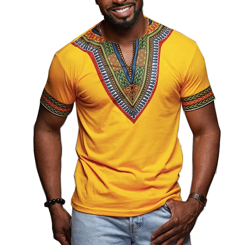 H & D African Men Dashiki Clothes African Dashiki Shirts