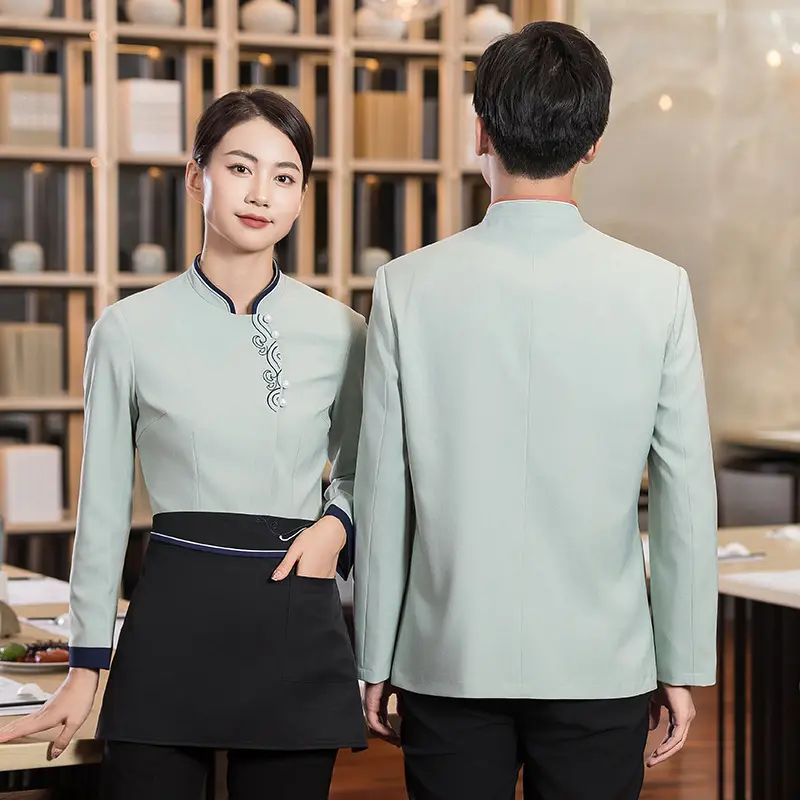 Uniforme dell'hotel 2 pezzi uniforme dell'hotel Bellboy Hotel cameriere uniforme per cameriere cameriera nuovo Designer
