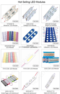 โมดูล LED 12V SMD 2835โมดูล3เลนส์ LED สีฟ้าจอแสดงผลป้ายโฆษณากลางแจ้งกำลังสูงโมดูล LED 3 3030 - Product Image 5