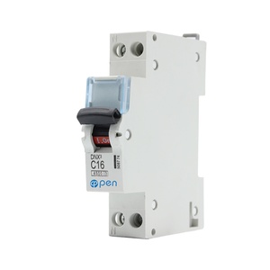 DNX3 1P + N minyatür devre kesici 6A-32A tek fazlı MCB iki kutuplu manuel Transfer devre kesici anahtarı - Product Image 1
