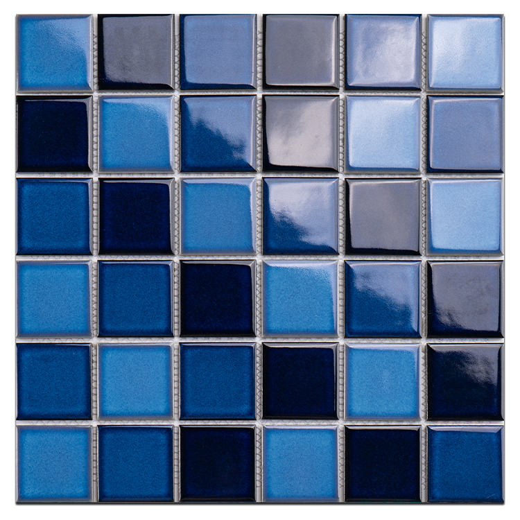 4824 mix drak blue ceramic mosaic
