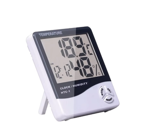Hot Selling <strong>Cheap</strong> Price Digital LCD Display Thermometer <strong>Hygrometer</strong> With Clock Alarm - Product Image 3