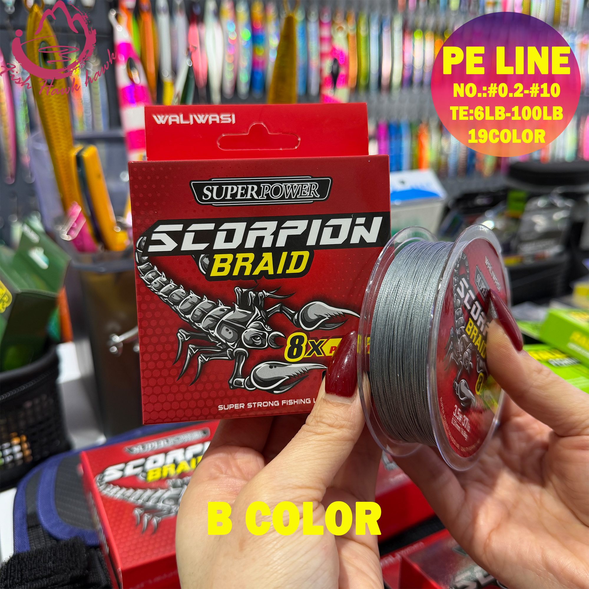 B
