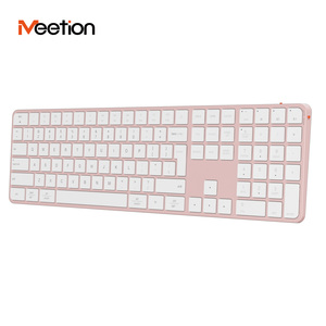 Meetion Ikey K230 tamaño completo 3 multidispositivo recargable tipo C teclado Bluetooth fino Pie de tijera USB inalámbrico para Mac nuevo - Product Image 5