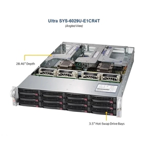 Optimiert für Virtual isierung, Hyper konvergierten Speicher und Cloud Computing Super micro SuperS erver 6029U-E1CR4 GPU 2U Server