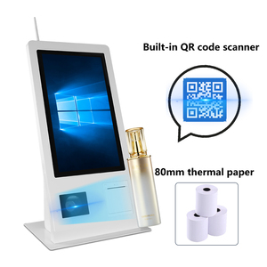 Заводская 15,6 дюймов I5 CPU win7/10 сенсорный экран Pos-система все-в-одном POS-терминал с QR-сканером, принтер 80 мм - Product Image 5
