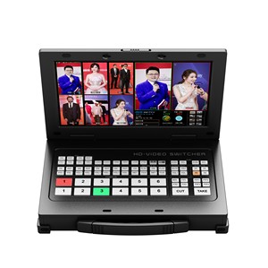 4 Channel 1080p H DMI <strong>Inputs</strong> Video Switcher Built-In Audio Mixer 13.3 Inch LCD with PGM Multiview for Church/concerts/live Event