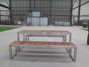 Bán buôn thương mại Dã Ngoại bảng Heavy-Duty nhựa Bảng gỗ tùy chỉnh băng ghế dự bị ngoài trời - Product Image 5