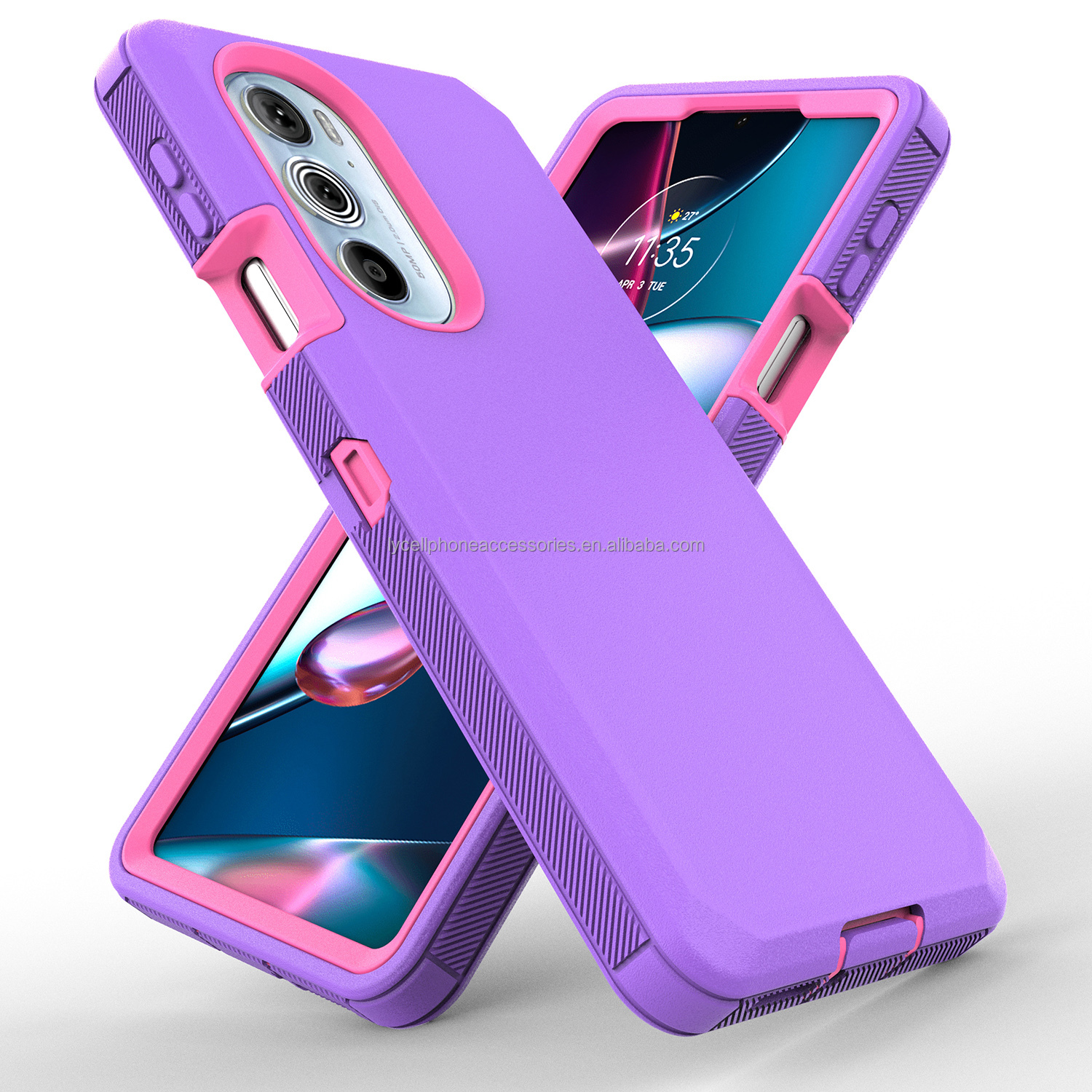 Violet + rose vif