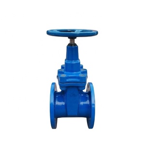 DIN3352 F4 Pn16弹性阀座铸铁水法兰型闸阀出厂价格 - Product Image 1