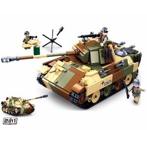 Sluban WW2 Military <strong>Historical</strong> Collection Model Panther G medium Tank Assembled Building Blocks Kits Educational Bricks <strong>Toys</strong> - Product Image 2