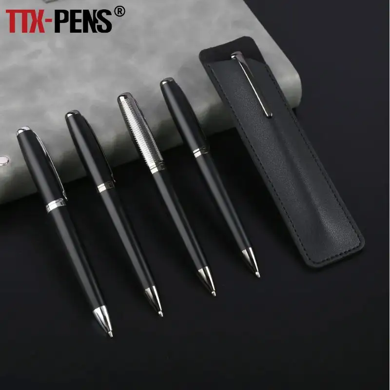 TTX Twist Sliver penna a sfera in metallo in acciaio inossidabile per personalizzare la penna all'ingrosso con Logo per regalo