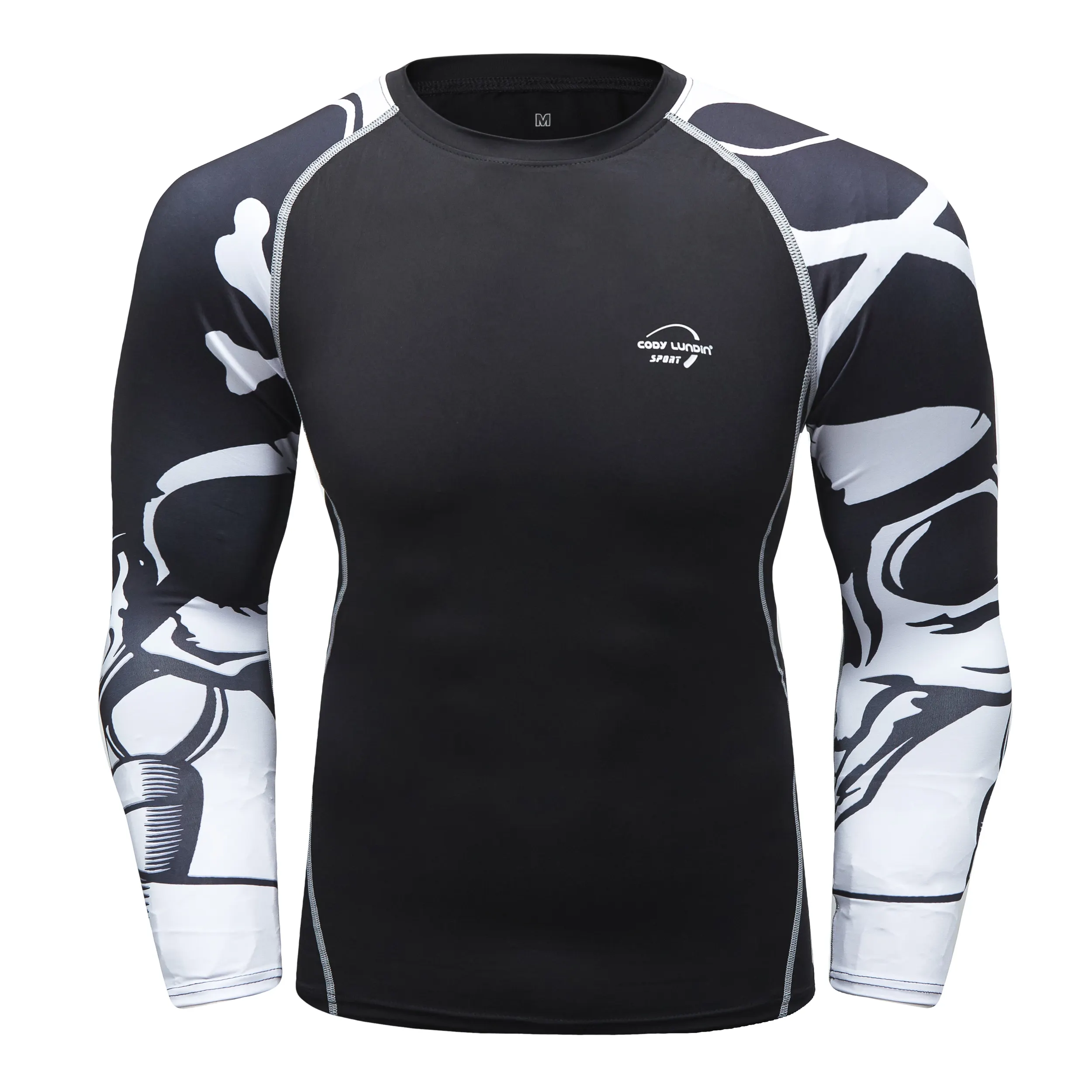 Custom Hang Tag Herren Rash Guard Langarm UPF 50 UV Leichtes Sonnenschutz-Swim-Shirt für Outdoor-Angeln Wandern Surf