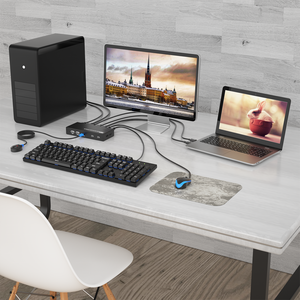 DP <strong>KVM</strong> <strong>Switch</strong> 2 Port 4K 60hz, MT-VIKI DisplayPort DP <strong>KVM</strong> Switcher 2x1
