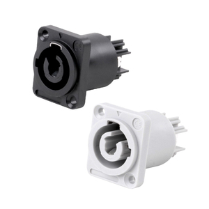 屋内使用Powerconコネクタ黒入力白出力3ピン女性電源コネクタ - Product Image 1