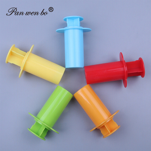 5 PCS DIY彩色粘土造型挤出机注射器玩具套装儿童玩面团工具 - Product Image 2
