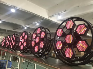 2025ใหม่เอฟเฟกต์เวทีไฟ LED SMD5050 RGB ไฟแฟลชแบบย้อนยุคไฟพื้นหลังทรงหกเหลี่ยมสำหรับปาร์ตี้งานแต่งงาน - Product Image 3