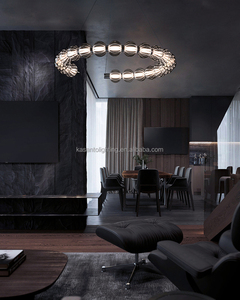 Özel Modern LED avize asma tavan ışığı cam lamba ev veya otel dekor için orta boyutlarda mevcuttur - Product Image 2