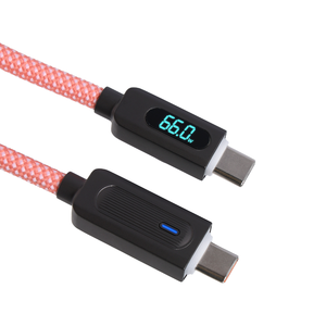 Pantalla digital de 66W Tipo C Datos Capaz Datos Usb a Tipo C Cable de teléfono móvil para computadora Android Pad