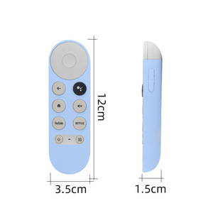 Non-Slip <strong>Soft</strong> Rubber Silicone Cover <strong>Remote</strong> Control Protective Case Shell for Google Chromecast TV 2020 - Product Image 3